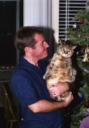 Father and uh, um, cat?