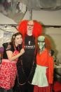 With makeup artist and top clown...
