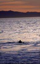 In between waves...