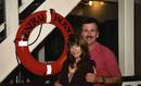 Paula and Chris on the General Jackson during their paddlewheel cruise down the Cumberland River during an August 2005 trip to Nashville, Tennessee for a conference. 