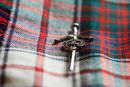 MacDonald Tartan and Macrae Pin