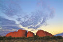 The Olgas at sunset