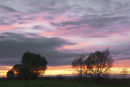 Evening sky over the Levels