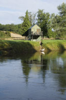 Fishing lodge on the River Wye