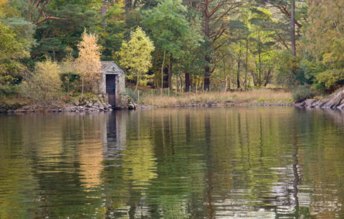 Boat house at Brandlehow Bay, Derwentwater.