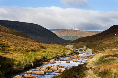 Highland stream above Glen Lyon
