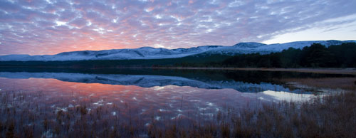 Sunrise at Loch Morlich