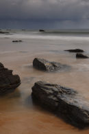 stormy skies, forvie sands