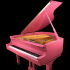 Pink Grand Piano