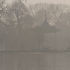 Cyclists in a foggy morning