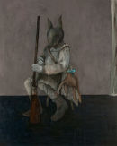 How to disappear completely Part 1, 2009, acrylic on canvas, 151x122cms
