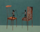 To imagine the Life of Other Forms, 2010, acrylic on canvas, 56x46cms