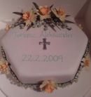 Spring Christening Cake