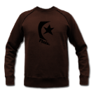 Fbois crescent mens distressed sweatshirt