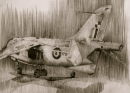 Yeovilton Harrier Sketch