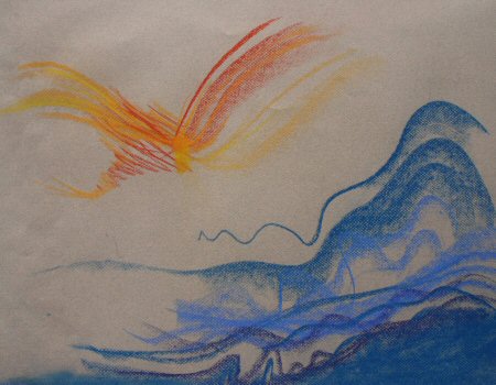 The Spirit of the Lord brooding over the waters.