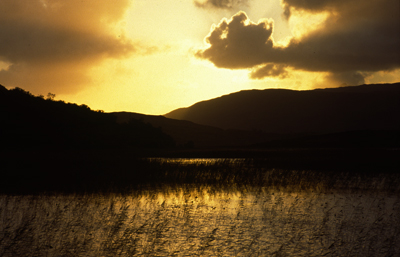 Sundown on Loch Cill Chriosd