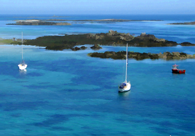 Towards Alderney