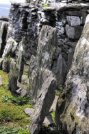 Verwitterete Steinkreuze auf Skellig Michael