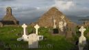 Friedhof um die Ruinen der Ballinskelligs Abbey