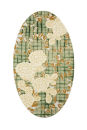 'Untitled'
Enamel and fabric on MDF
52.5 x 30cms
2005