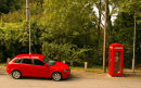 Red Car and Telephone Box