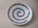 white spiral bowl