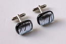 silver tiger cufflinks