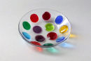 small round bowl with spots