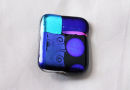 blue patterned brooch 2