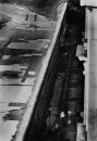 Wall Divides City Street, 1986