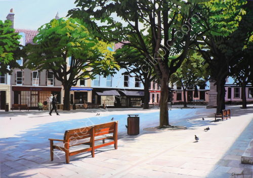 Royal Square, Early Morning Shadows