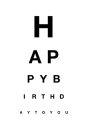 Birthday Eye Test