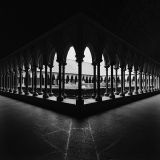 Cloisters, Mont St. Michel.