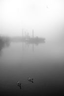 Manchester Ship Canal in Winter