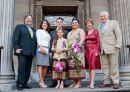 Bride, Groom and family