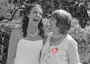 Cara and her Mum (spot colour)
