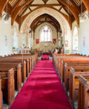 Church in Wales before the ceremony