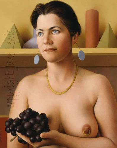 NUDE WITH GRAPES