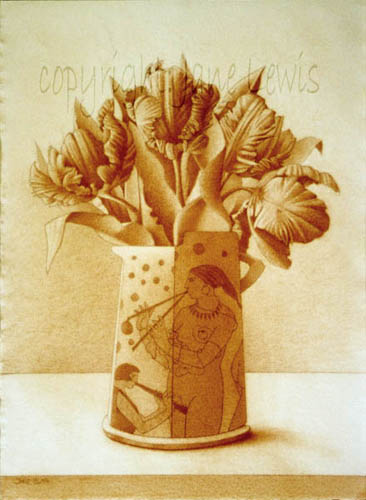 VASE OF TULIPS