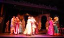 Guests dance at the ball.