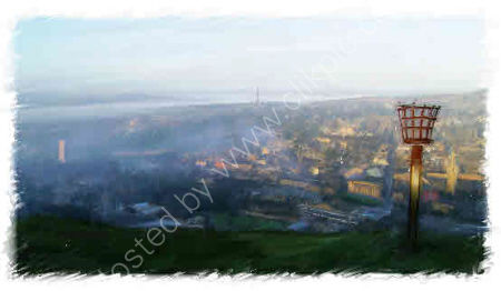 from Beacon Hill - a misty day over Halifax.
2010 calendar - January