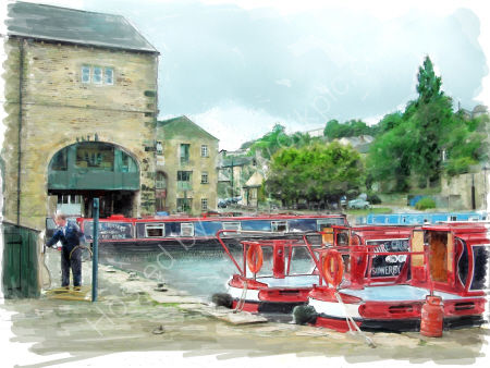 Canal Basin, Sowerby Bridge  --  2010 calendar
