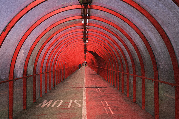 Walkway in Red