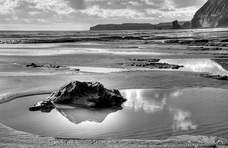 Winter beach, Sidmouth, Devon - 2008