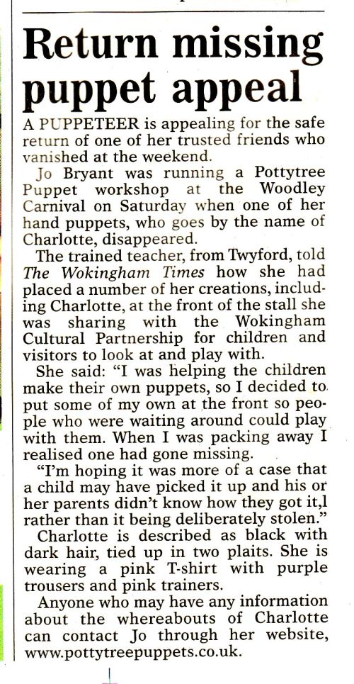 Wokingham Times 17th June 2009