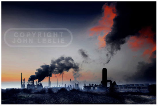 refinery evening