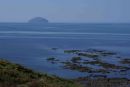 Ailsa Craig. A view from the Culzean cliff walk