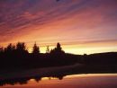 Glorious Sunset near Lockerbie, Scotland