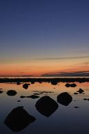 Sunset from Troon towards Arran